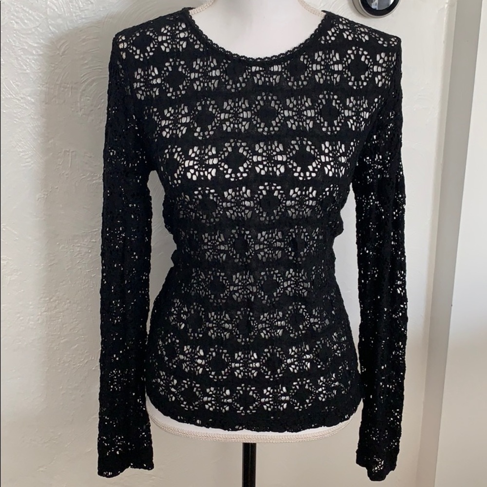 The Gap Black stretch shirt